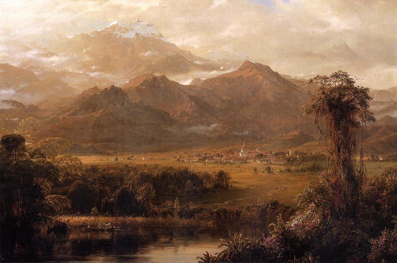 Frederic Edwin Church Mountains of Ecuador oil painting image